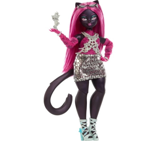 monster high jbg82 set surpriză "secretele oribile ale lui catty noir” seria "misterele din hauntlywood"