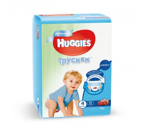 Huggies Трусики Boy 4 (9-14 кг.) 17 шт. huggies Трусики boy 4 (9-14 кг.) 17 шт.