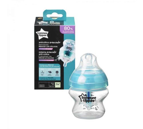 tommee tippee tt0025 biberon "advanced anti-colic"(0 luni+) 150 ml.