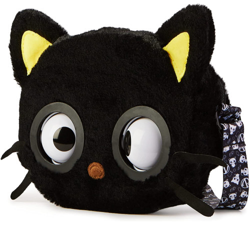 purse pets 6065147 Интерактивная сумочка print perfect "Чёрный кот"