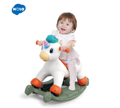 hola toys he898800 Качалка 3в1 «Единорог»