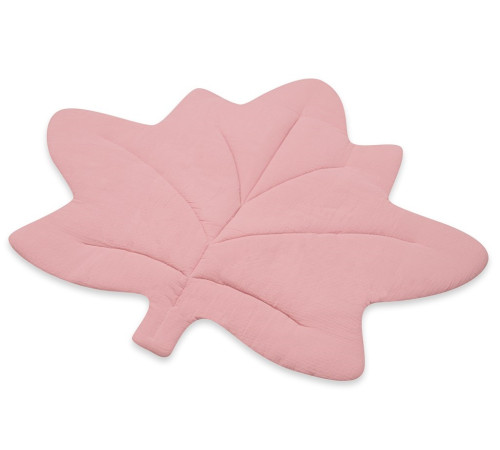  new baby 53878 Игровой коврик из муслина "Кленовый лист" розовый