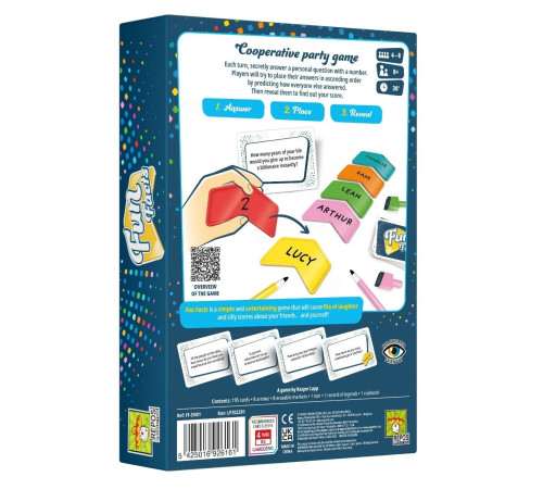 asmodee ff-ro01 Настольная игра "fun facts" (ro)