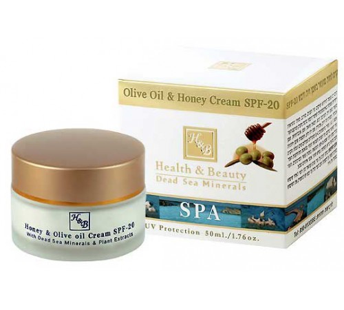  health & beauty crema hidratanta cu ulei de masline si miere (50ml)