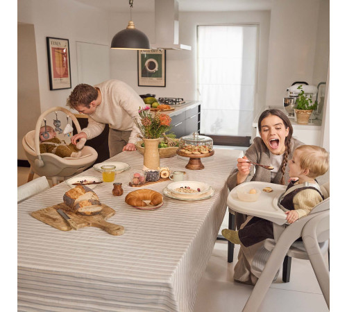 kinderkraft Стульчик для кормления 3 в 1 tino(серый)