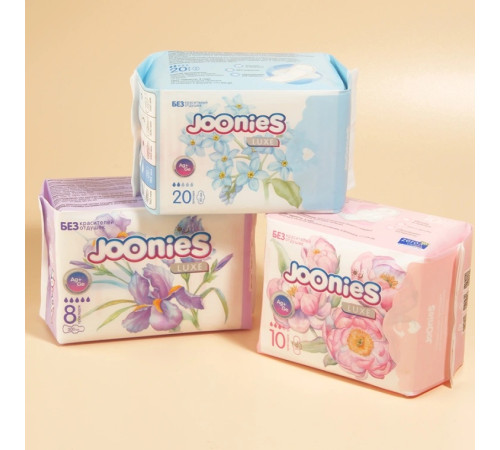 joonies luxe 510105 absorbante zilnice ultrsubțiri cu aripioare (20 buc.)