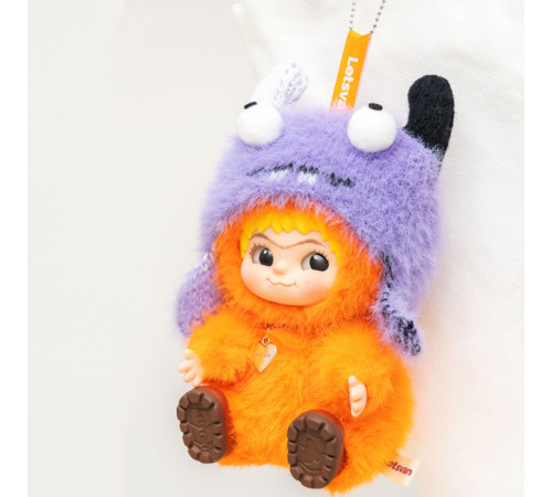 pop top wakuku 17wk-0601 jucarie de plus breloc surpriza "petrecerea vesela"