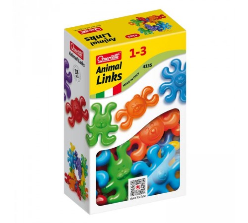  quercetti 4135 Конструктор geokid animal links