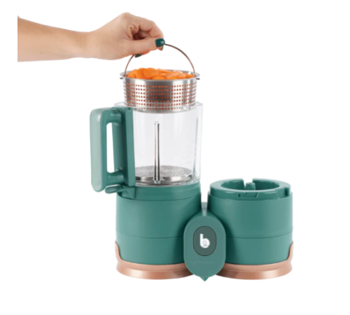 babymoov a001132 robot multifunctional 4 in 1 "nutribaby glass" (verde)