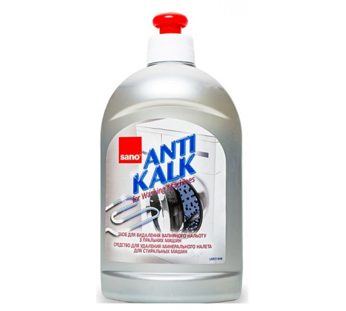  sano anti kalk soluție pentru curățarea calcarului de pe rezistența mașinii de spălat (500 ml)  935260