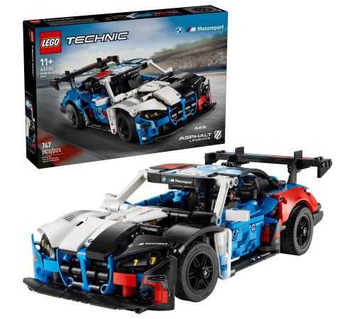lego technic 42226 constructor "mașina de curse bmw m4 gt3 evo" (747 el.)
