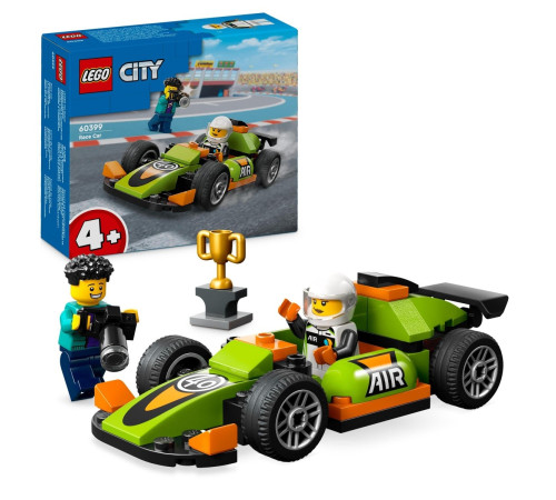 lego city 60399 Конструктор "Зеленый гоночный автомобиль" (56 дет.)
