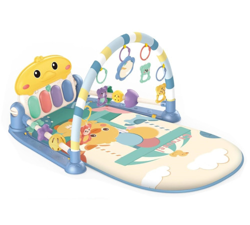  bibiin toys 698-93 covoraș educativ cu pian albastru