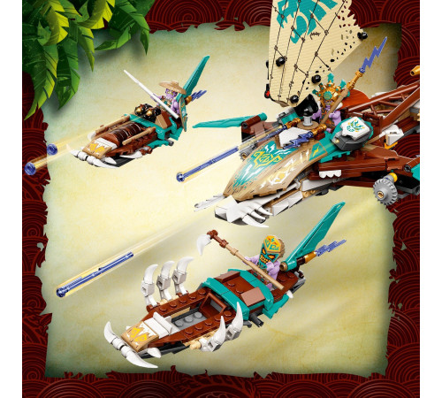 lego ninjago 71748 Конструктор "Морская битва на катамаране" (780 дет.)