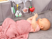 babyono-8124 1673/05 Плед трикотажный бамбуковый (75 x 100 см) розовый