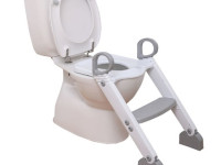 dreambaby g6016 scaun de toaleta cu treapta "step up" alb/gri