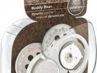 lovi 22/864 Силиконовая динамическая пустышка buddy bear (3-6 м.)