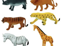 noriel s00000715 crazoo set de figurine cu animale sălbatice (6buc.)