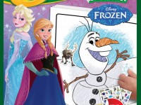 crayola 04-5864 cartea de colorat "frozen" cu autocolante