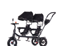 chipolino triciclu pentru gemeni "2play" trk2p0243ol  obsidian\leaves