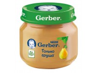 gerber Пюре груша (4 м +) 80 гр.