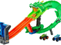 hot wheels jfr06 set de joc "monster trucks sharks vs dinos"