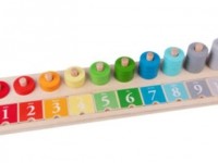 classic world 54556 jucărie educativă din lemn "Învațăm să numărăm"