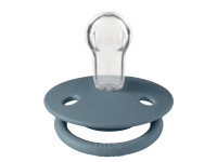 bibs suzeta rotunda din silicon de lux (0-36 luni) 2 buc. mustard & petrol