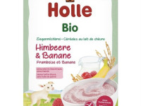 holle bio organic  Каша рисовая с козьим молоком, малиной и бананом (6 м+) 200г.