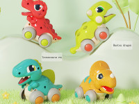 hola toys e7968bd jucărie inerțială "dino" portocaliu