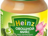 heinz Пюре Овощной Микс 120 гр. (5м+)