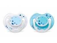avent scf176/18 suzete de noapte (0-6m.) 2 buc.