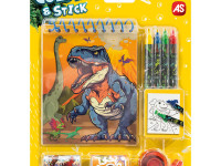 as kids 1023-61006 Карманный набор для рисования "dinosaurs" (в асс.)