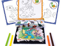 as kids 1023-61006 Карманный набор для рисования "dinosaurs" (в асс.)
