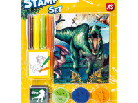 as kids 1023-61006 Карманный набор для рисования "dinosaurs" (в асс.)