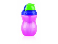 nuby id9688 Поильник-непроливайка с трубочкой 320 мл.(12m+)