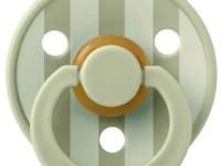 bibs Пустышка круглая латексная "studio" (6-18 м.) ivory sage