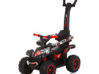 chipolino mașină cu mâner atv rocahc02306wr  alb\rosu