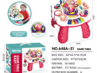 bibiin toys 648a-51 Детский игровой развивающий столик (розовый)