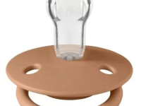 bibs suzeta rotunda din silicon de lux (0-36 luni) 2 buc. meadow & earth