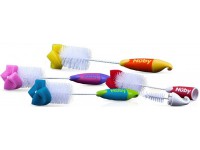 nuby id5540 perie pentru curatarea tetinelor si sticle in sort. 