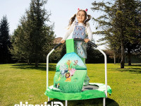 chipolino trampm024ju mini trambulină pentru copii (91 cm) verde