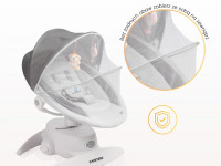 caretero 8004 Электронные качели "opti" (до 9 кг.) розовый