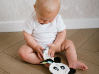 babyono-7406 1538 jucărie moale foșnitoare "panda polly"