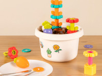 hola toys he795800 Развивающая игрушка "Горшочек с цветами"