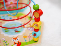 tooky toy tk261a jucărie din lemn 7 în 1 "cub educativ"