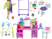 barbie gyj70 set de joc "masă de machiaj" seria "extra"