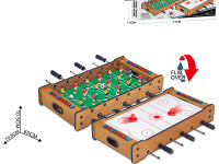 op 201436460 joc de societate 2 în 1 "air hockey și fotbal"