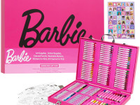 total office bb-1115 set de colorat in trusa "barbie" (137 piese)