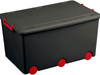 tega baby container pentru jucarii pw-001-163-c negru/rosu